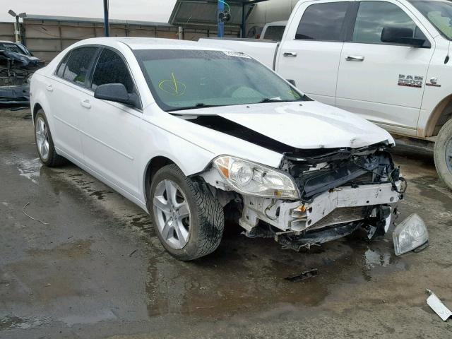 1G1ZA5EU8CF391700 - 2012 CHEVROLET MALIBU LS WHITE photo 1