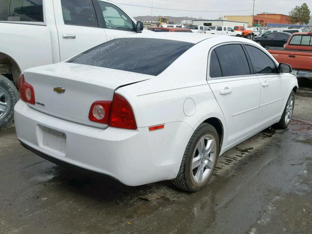 1G1ZA5EU8CF391700 - 2012 CHEVROLET MALIBU LS WHITE photo 4