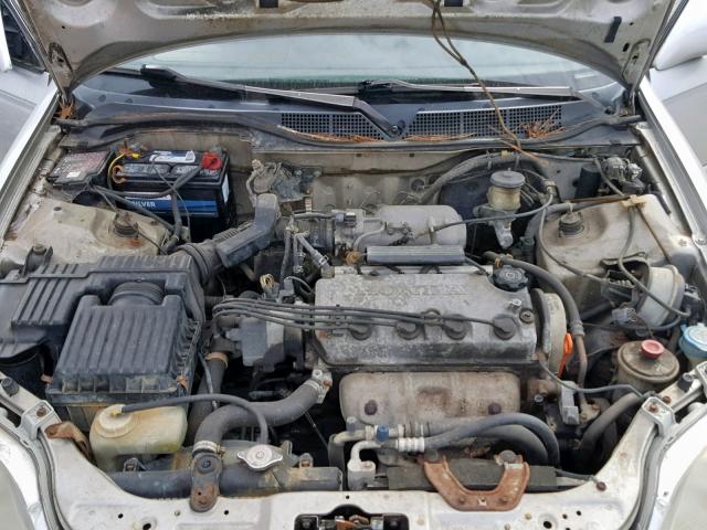 1HGEJ8242TL050422 - 1996 HONDA CIVIC EX GRAY photo 7