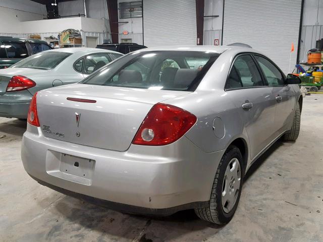 1G2ZF57B584128866 - 2008 PONTIAC G6 VALUE L SILVER photo 4