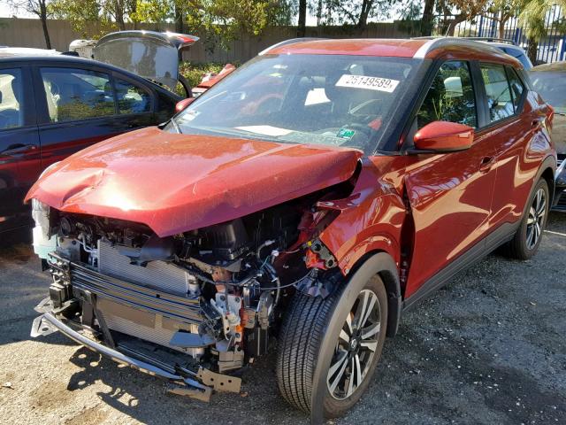 3N1CP5CU7JL525729 - 2018 NISSAN KICKS S RED photo 2