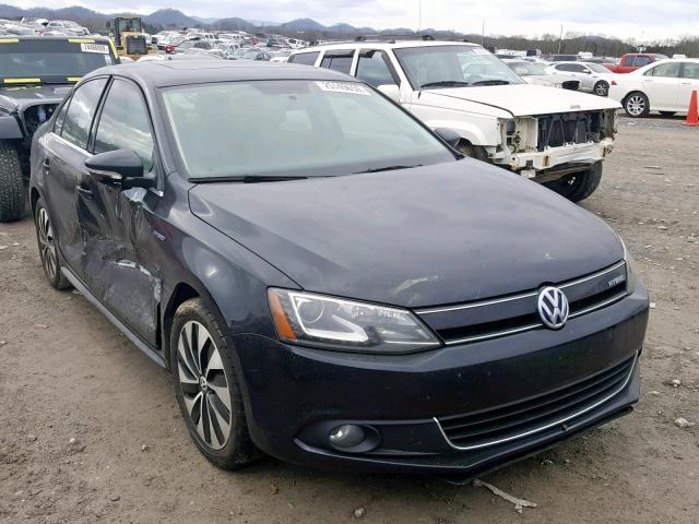 3VW637AJ2EM275775 - 2014 VOLKSWAGEN JETTA HYBR BLACK photo 1