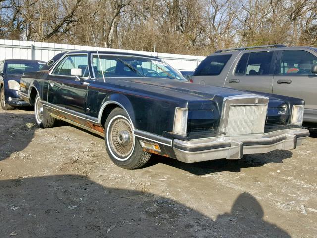 9Y89S697015 - 1979 LINCOLN MARK V BLACK photo 1