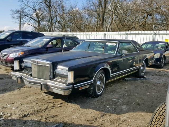 9Y89S697015 - 1979 LINCOLN MARK V BLACK photo 2