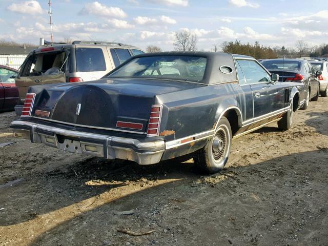 9Y89S697015 - 1979 LINCOLN MARK V BLACK photo 4