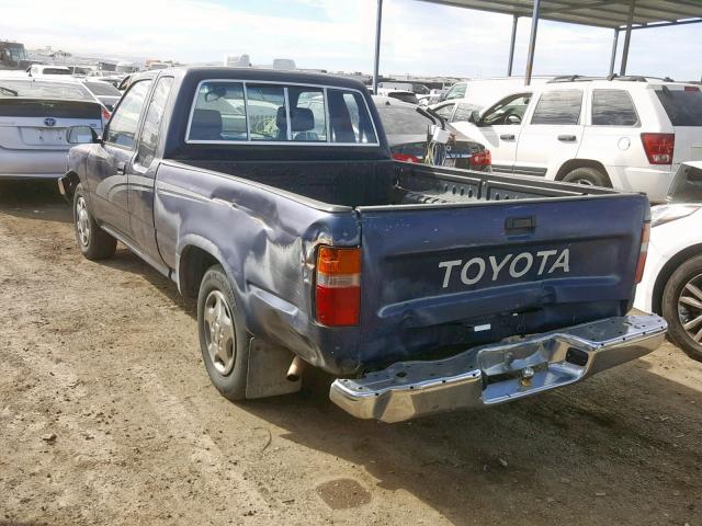 JT4RN93P4P5072029 - 1993 TOYOTA PICKUP 1/2 BLUE photo 3