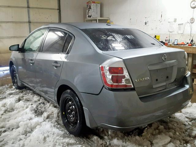 3N1AB61E07L618530 - 2007 NISSAN SENTRA 2.0 GRAY photo 3