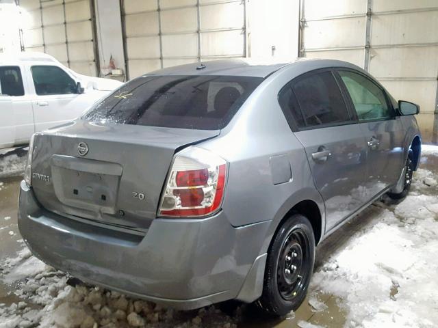 3N1AB61E07L618530 - 2007 NISSAN SENTRA 2.0 GRAY photo 4