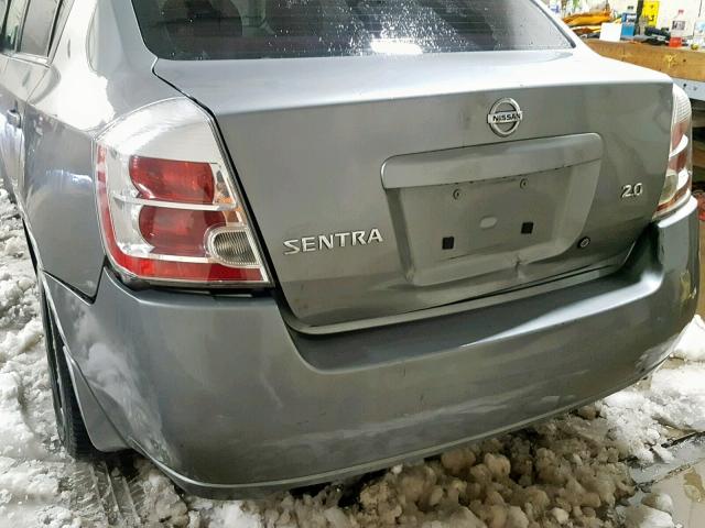 3N1AB61E07L618530 - 2007 NISSAN SENTRA 2.0 GRAY photo 9