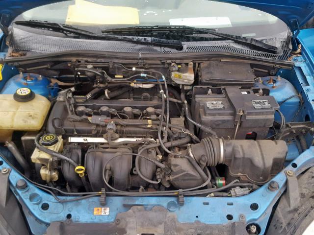 1FAHP34N37W333991 - 2007 FORD FOCUS ZX4 BLUE photo 7