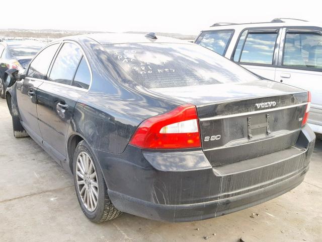 YV1AS982671036363 - 2007 VOLVO S80 3.2 BLACK photo 3