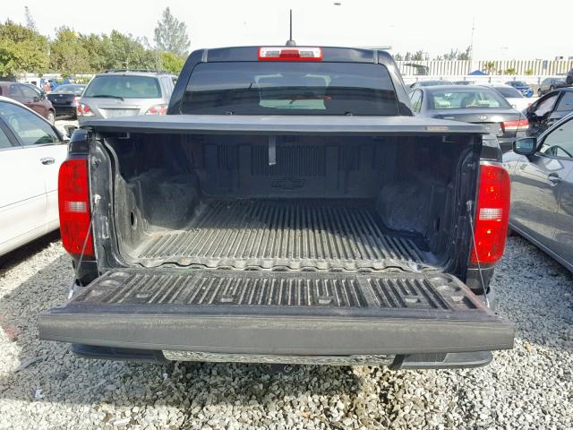 1GCGSBE39F1223535 - 2015 CHEVROLET COLORADO L BLACK photo 9