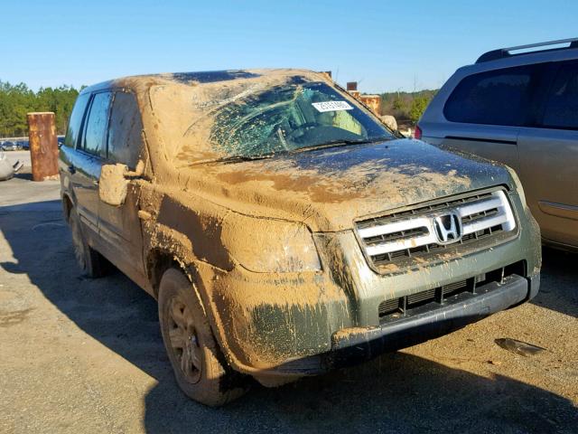 5FNYF18166B027623 - 2006 HONDA PILOT LX CHARCOAL photo 1