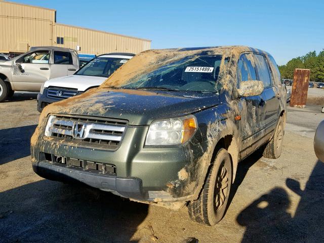 5FNYF18166B027623 - 2006 HONDA PILOT LX CHARCOAL photo 2