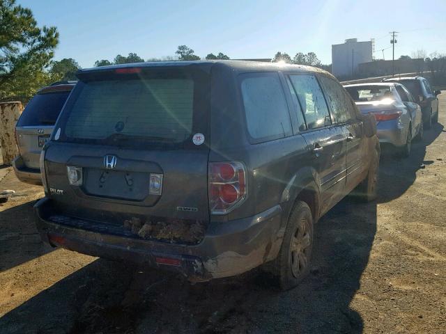 5FNYF18166B027623 - 2006 HONDA PILOT LX CHARCOAL photo 4