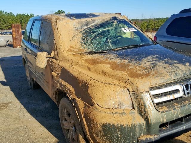 5FNYF18166B027623 - 2006 HONDA PILOT LX CHARCOAL photo 9