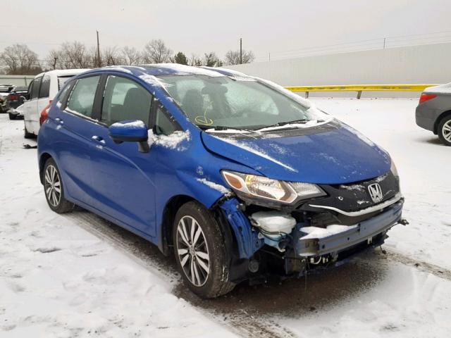 3HGGK5H81FM727977 - 2015 HONDA FIT EX BLUE photo 1