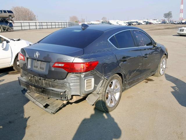 19VDE1F35EE002537 - 2014 ACURA ILX 20 GRAY photo 4