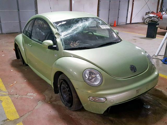 3VWBK21C11M434558 - 2001 VOLKSWAGEN NEW BEETLE Yaşıl foto 1
