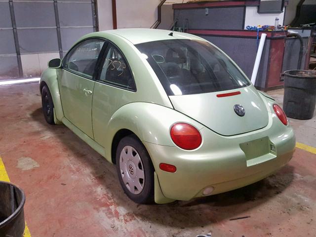 3VWBK21C11M434558 - 2001 VOLKSWAGEN NEW BEETLE Yaşıl foto 3