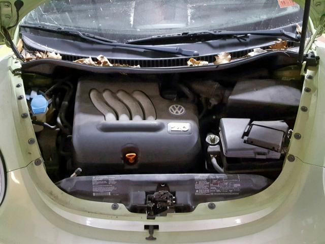 3VWBK21C11M434558 - 2001 VOLKSWAGEN NEW BEETLE Yaşıl foto 7