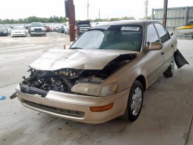 1NXBB02E6TZ356215 - 1996 TOYOTA COROLLA DX GOLD photo 2