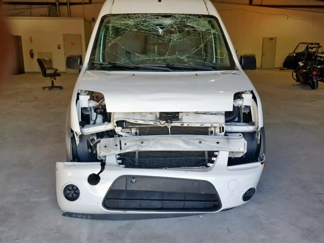 NM0LS6BNXDT149312 - 2013 FORD TRANSIT CO WHITE photo 9