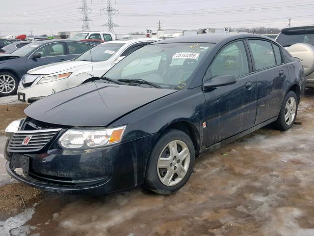 1G8AJ55F17Z127870 - 2007 SATURN ION LEVEL BLACK photo 2