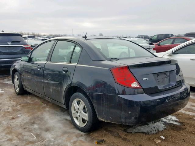 1G8AJ55F17Z127870 - 2007 SATURN ION LEVEL BLACK photo 3