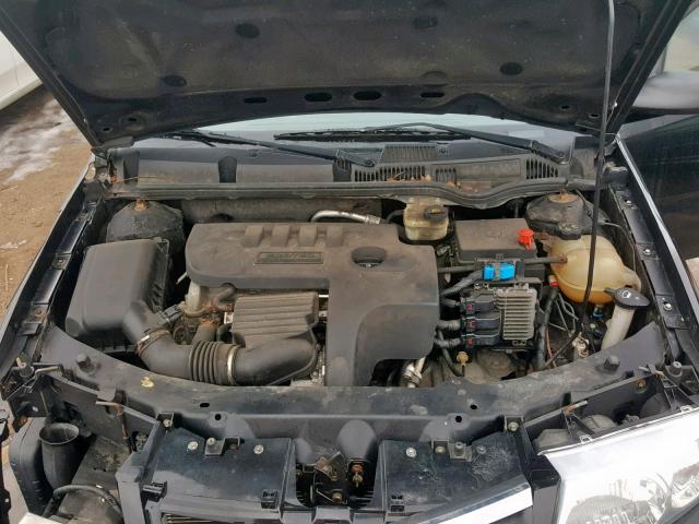 1G8AJ55F17Z127870 - 2007 SATURN ION LEVEL BLACK photo 7
