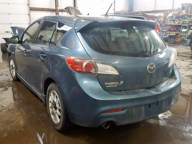 JM1BL1H50A1109768 - 2010 MAZDA 3 S BLUE photo 3