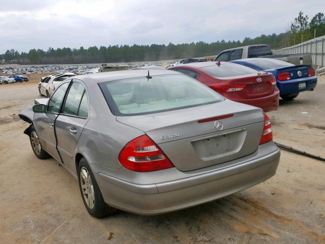 WDBUF65J43A167768 - 2003 MERCEDES-BENZ E 320 GRAY photo 3