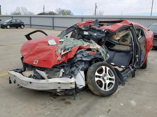 1G8AW12F65Z147219 - 2005 SATURN ION LEVEL RED photo 2