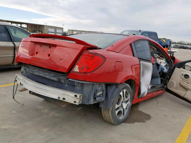 1G8AW12F65Z147219 - 2005 SATURN ION LEVEL RED photo 4