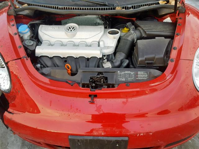 3VWPG3AG1AM026481 - 2010 VOLKSWAGEN NEW BEETLE Rot Foto 7