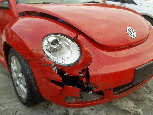 3VWPG3AG1AM026481 - 2010 VOLKSWAGEN NEW BEETLE Rot Foto 9