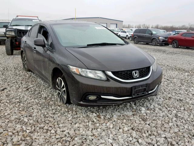 2HGFB2F99DH507603 - 2013 HONDA CIVIC EXL BLACK photo 1