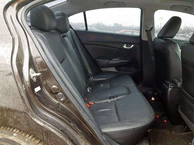 2HGFB2F99DH507603 - 2013 HONDA CIVIC EXL BLACK photo 6