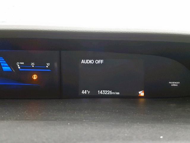 2HGFB2F99DH507603 - 2013 HONDA CIVIC EXL BLACK photo 8