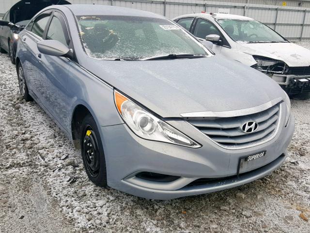 5NPEB4AC8CH419589 - 2012 HYUNDAI SONATA GLS BLUE photo 1