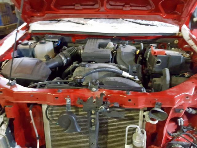 1GCDT43E188227959 - 2008 CHEVROLET COLORADO L RED photo 7