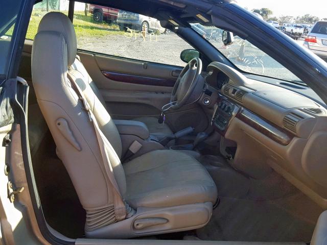 1C3EL55R52N296953 - 2002 CHRYSLER SEBRING LX GOLD photo 5