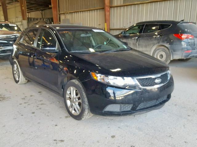 KNAFU5A20C5622727 - 2012 KIA FORTE EX BLACK photo 1