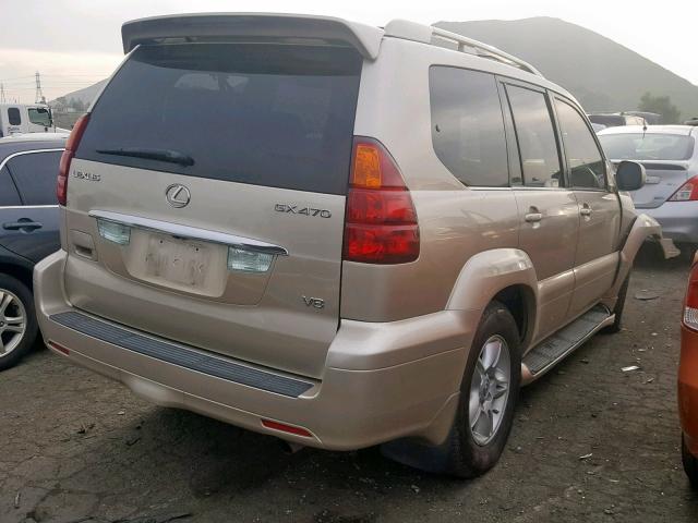 JTJBT20X260122700 - 2006 LEXUS GX 470 BLACK photo 4