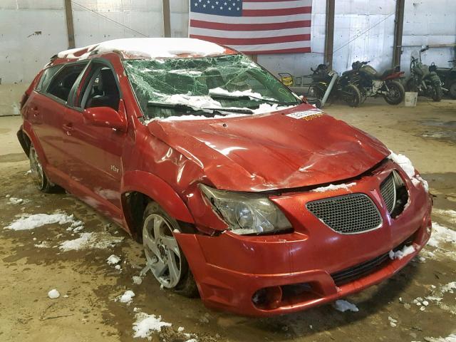 5Y2SL63845Z477750 - 2005 PONTIAC VIBE MAROON photo 1