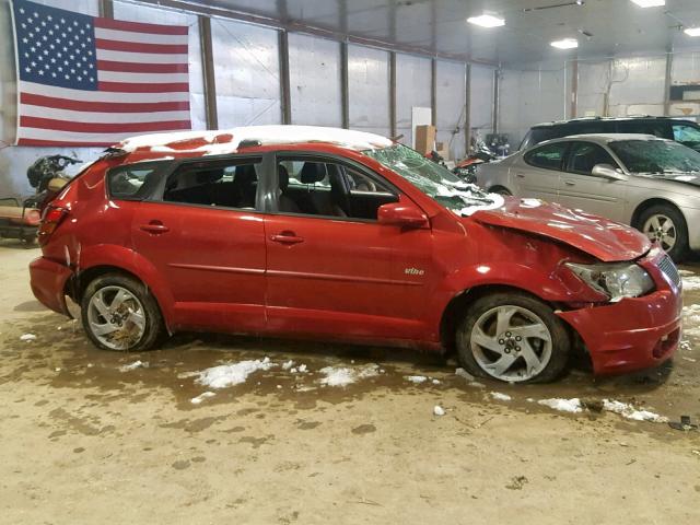 5Y2SL63845Z477750 - 2005 PONTIAC VIBE MAROON photo 9