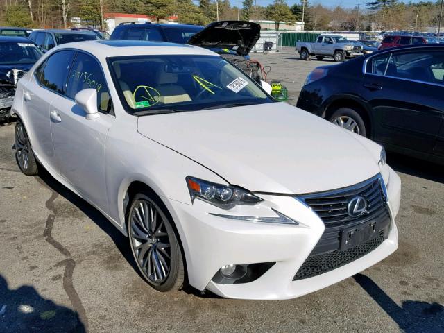 JTHCF1D22E5007926 - 2014 LEXUS IS 250 WHITE photo 1