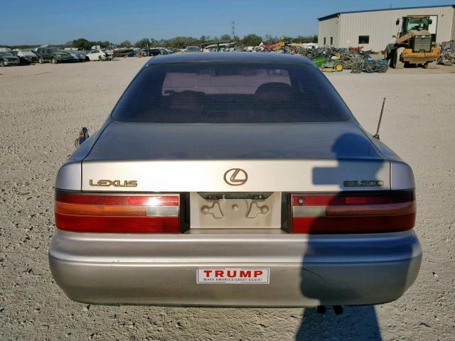 JT8BF12G0T0155058 - 1996 LEXUS ES 300 GOLD photo 9