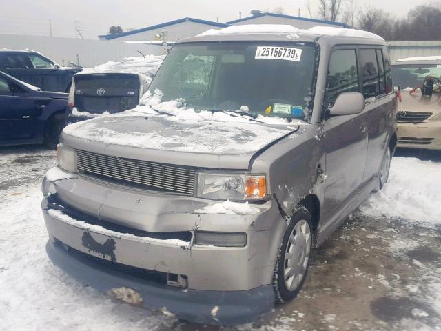 JTLKT334554007532 - 2005 TOYOTA SCION XB ნაცრისფერი ფოტო 2