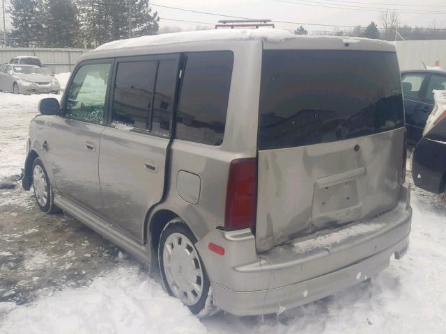 JTLKT334554007532 - 2005 TOYOTA SCION XB ნაცრისფერი ფოტო 3